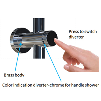 Top Water Inlet Shower System