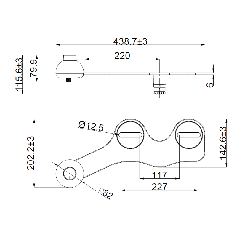 Non-Electric Mechanical Restroom Bidet Toilet Seat Cover Attachment