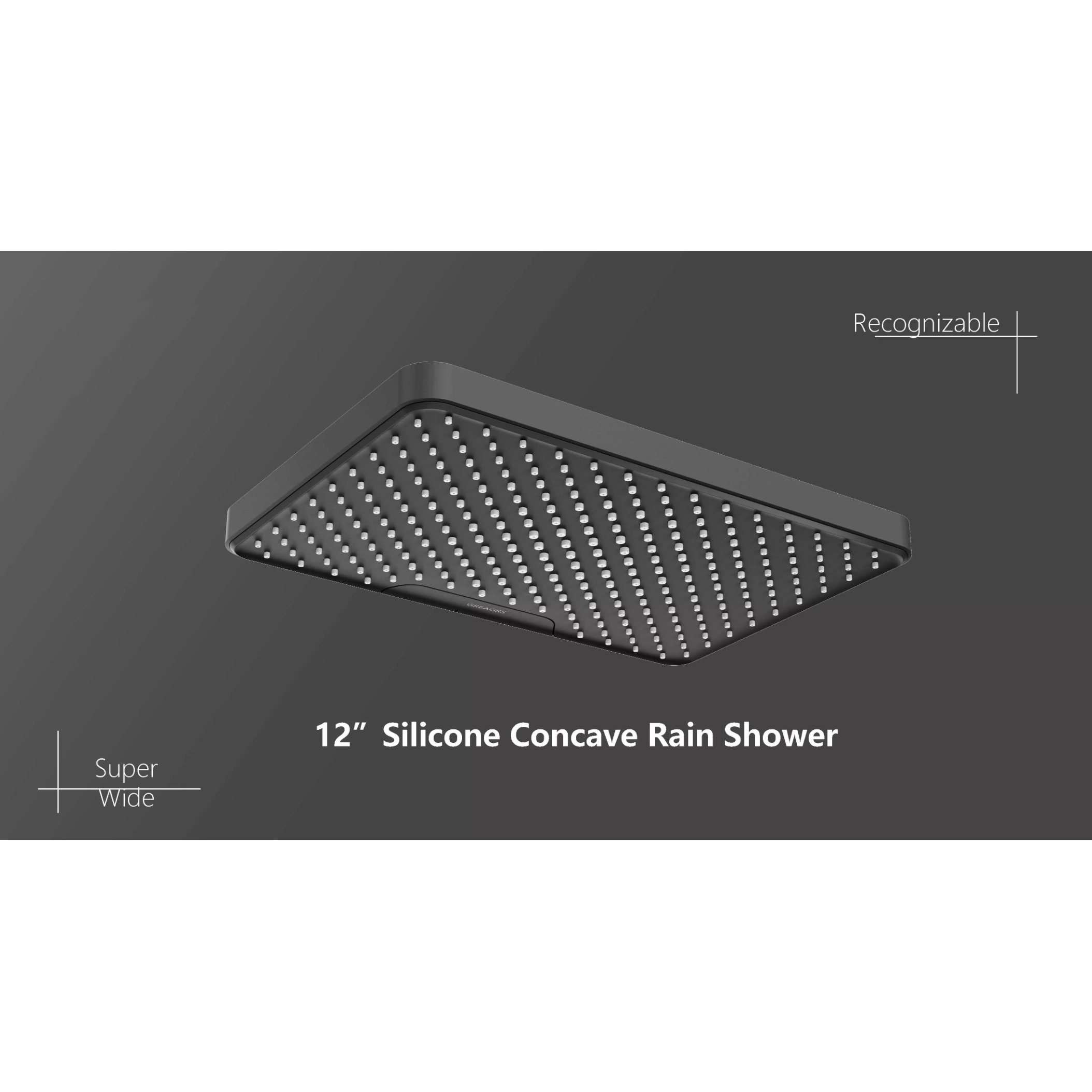 12 inch rain shower head